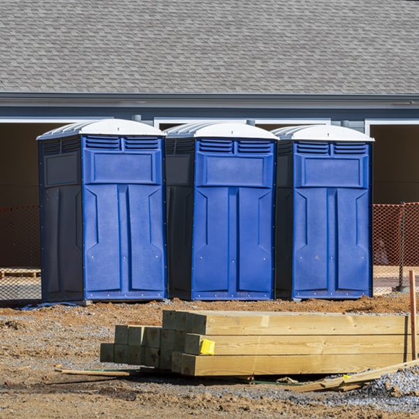 how do you dispose of waste after the portable toilets have been emptied in La Grange